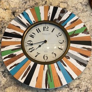 Distressed look clock
